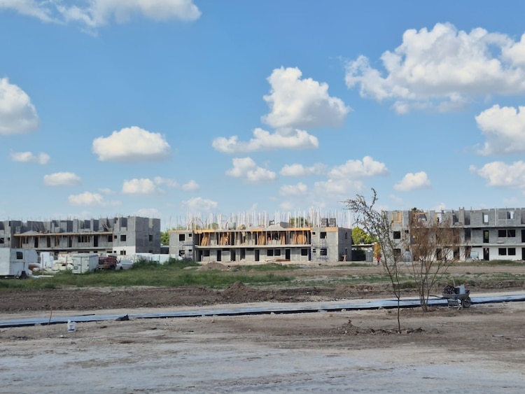 Uno de los proyectos de vivienda en Tamaulipas.