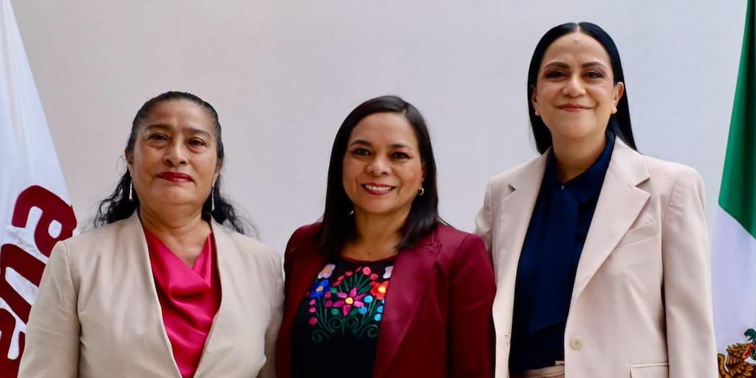 El acuerdo entre Beatriz Mojica Morga, Ariadna Montiel Reyes y Abelina López Rodríguez busca contener las fricciones derivadas del proceso de selección interna.