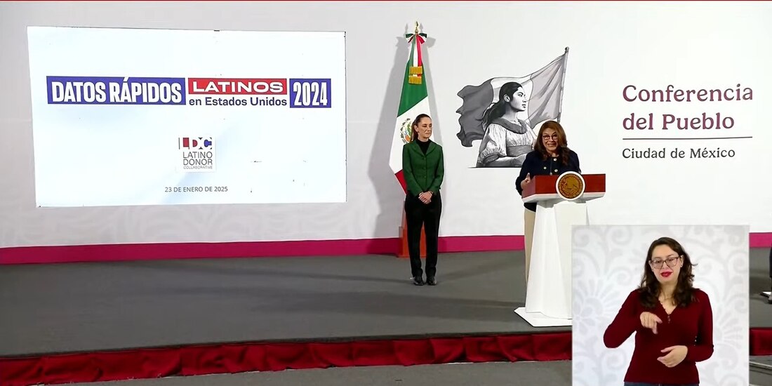 Ana Teresa Ramírez Rodríguez, directora General de LDC, estuvo en la conferencia Mañanera del Pueblo, en Palacio Nacional.