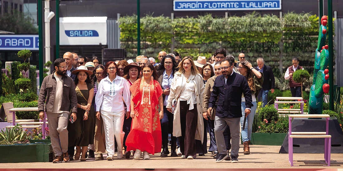 CLARA BRUGADA, ayer, en la inauguración