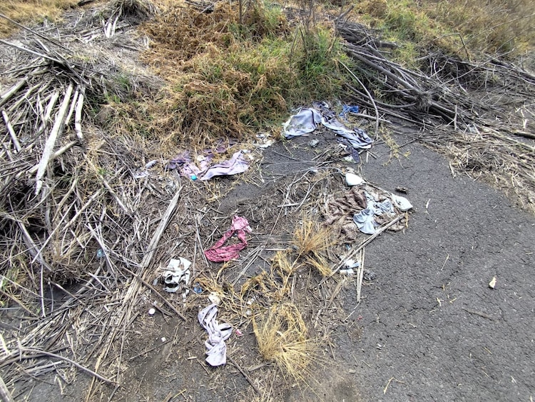 Basura en el Parque Cuitláhuac Norte