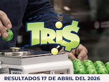 Resultados del Tris de hoy 17 de abril del 2026.