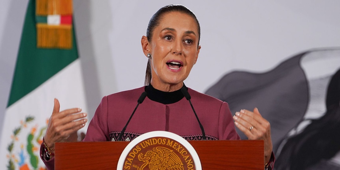 La Presidenta Claudia Sheinbaum Pardo en conferencia el 30 de julio de 2026