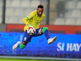 El delantero brasileño Neymar durante el partido contra Perú por las eliminatorias del Mundial 2026