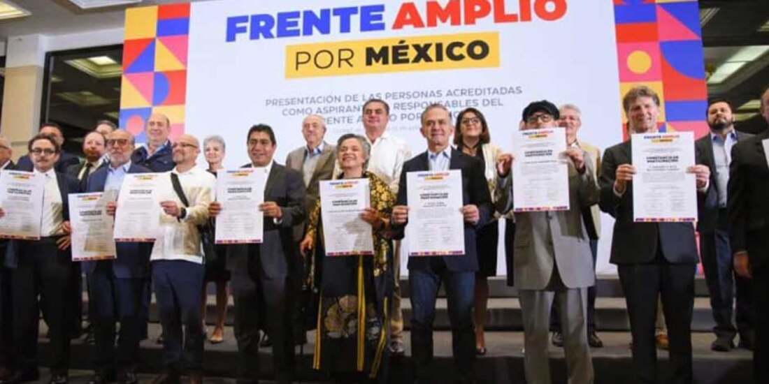 El Frente Amplio por México es la oposición a Morena rumbo al 2024. 