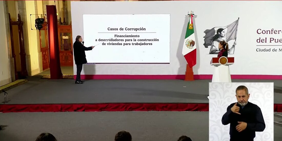 El director del Infonavit estuvo en la Mañanera del Pueblo.