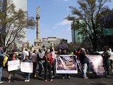 Conductores de taxi por aplicación se manifestaron en CDMX el lunes 30 de marzo; exigen mejores tarifas y poder trabajar en AICM.