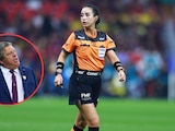 Katia Itzel García retó a Miguel Herrera con la mirada.