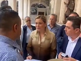 Maru Campos, al recibir el citatorio de la FGR.