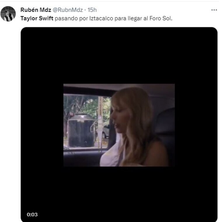 Fans aseguran que Taylor Swift se encontrará con el tinaco en la calle