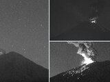 Volcán Popocatépetl registra explosión menor con contenido bajo de ceniza