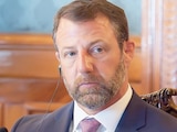 MARKWAYNE MULLIN, secretario de Seguridad Nacional de Estados Unidos, en Palacio Nacional, el jueves