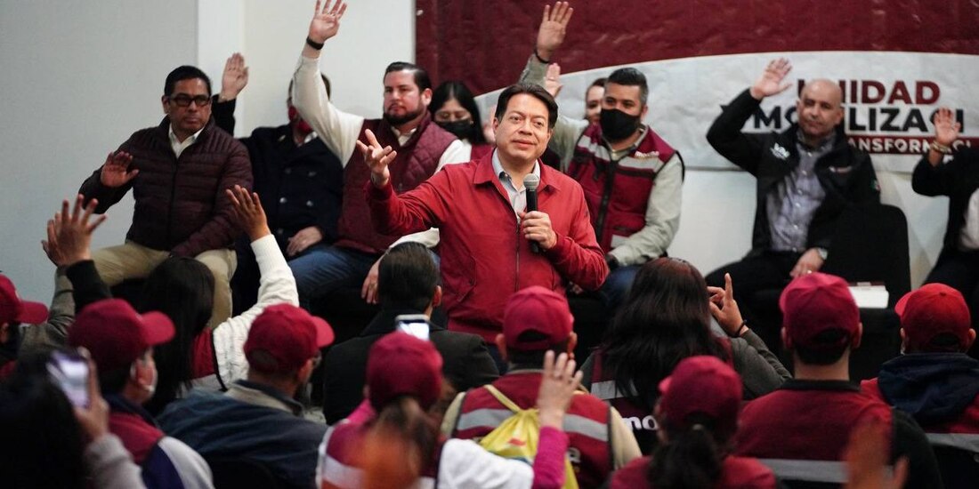 Mario Delgado, dirigente nacional de Morena.