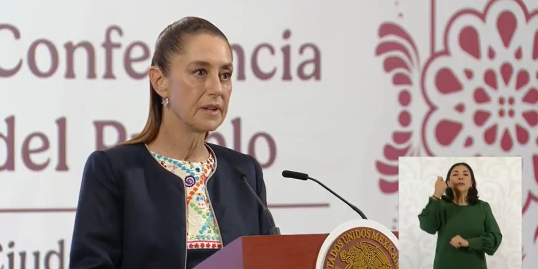 La Presidenta de México Claudia Sheinbaum.