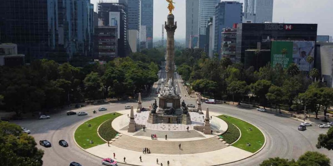 Ángel de la Independencia, en la CDMX.
