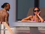 ¿No se armó con Shakira? Lewis Hamiltón es captado de viaje con Eiza González