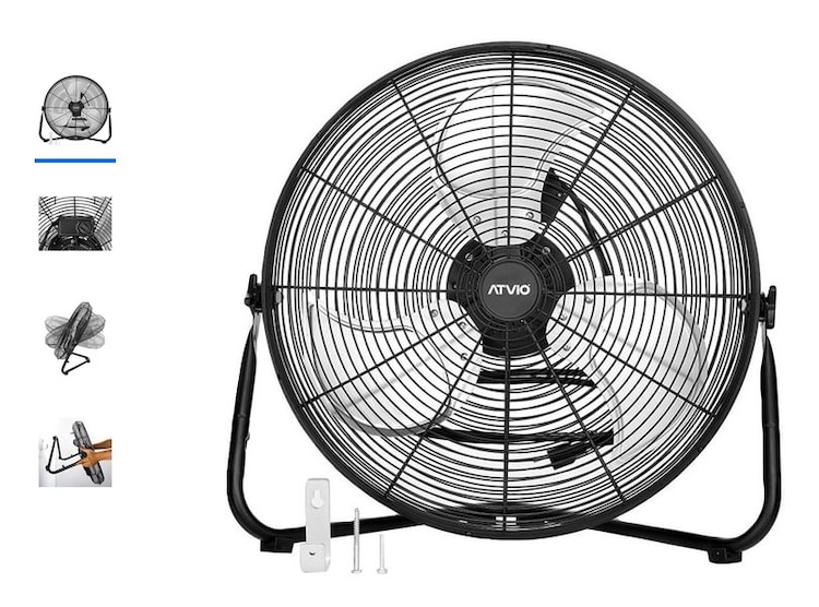 El ventilador de piso de la marca Atvio Home de 20 pulgadas es uno de los mejores evaluados de Profeco.