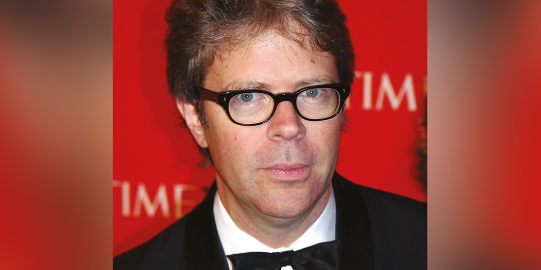 El escritor, en la gala Time 100, en 2011.