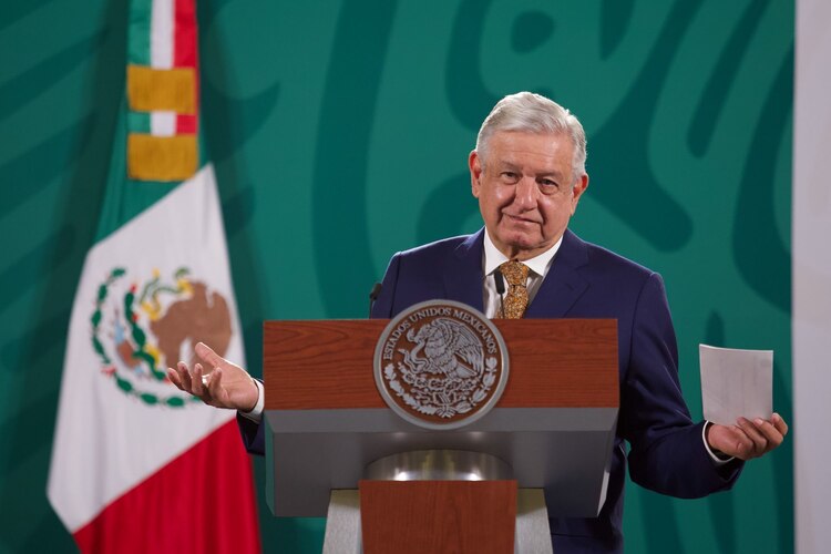 Andrés Manuel López Obrador, presidente de México, encabezó la conferencia matutina llevada a cabo en Palacio Nacional.