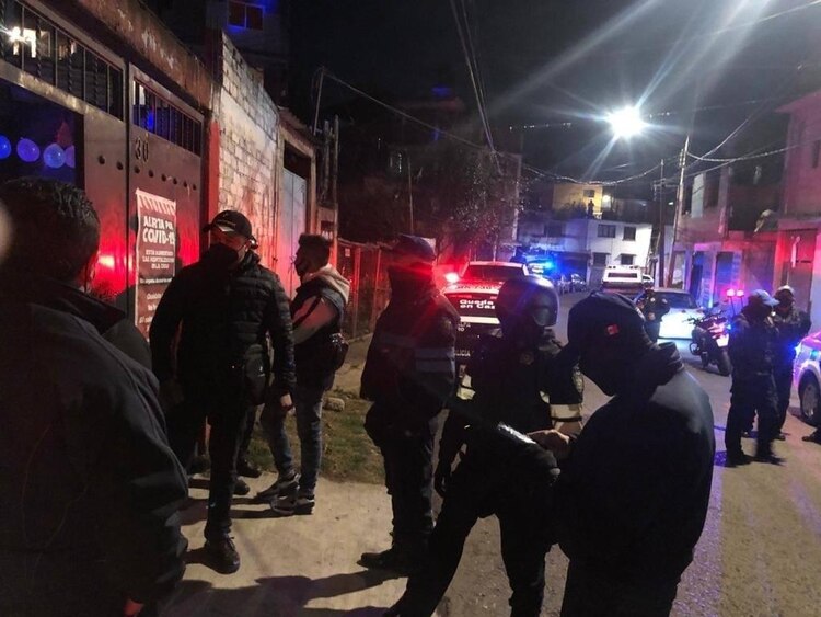Operativo nocturno en Cuajimalpa.
