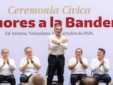Américo Villarreal, gobernador constitucional.