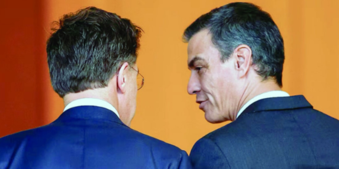 Mark Rutte (OTAN) y Pedro Sánchez, (ESPAÑA), el pasado 27 de enero.