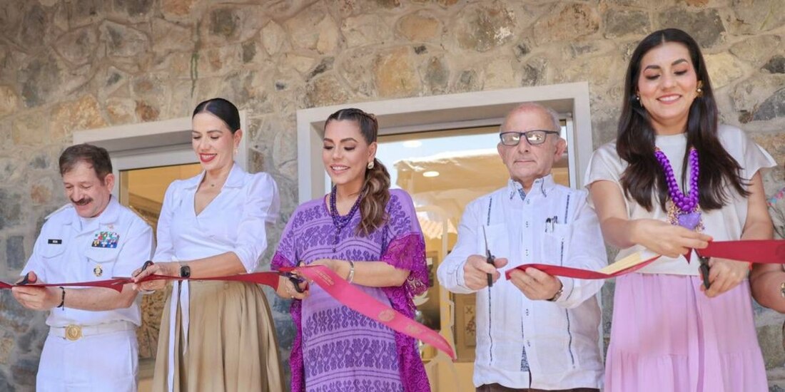 Evelyn Salgado inaugura rehabilitación del Museo Arqueológico de la Costa Grande.