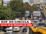 Revisa cómo aplica el Hoy No Circula este jueves 18 de diciembre de 2025 en la Ciudad de México y el Estado de México.
