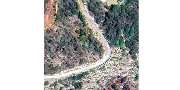 Reportes de geolocalización coinciden
con las características de la propiedad