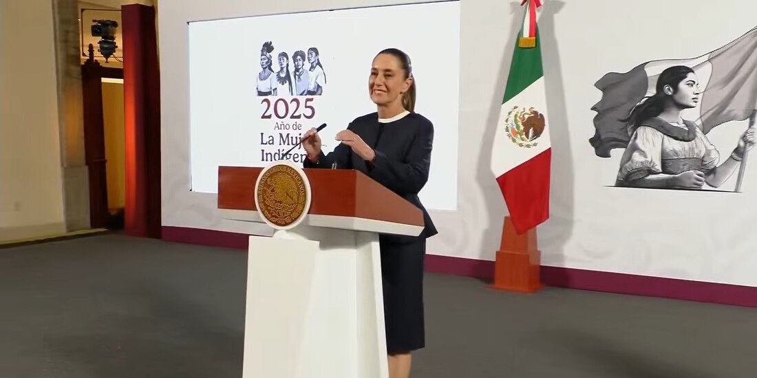 Claudia Sheinbaum ofreció su Mañanera del Pueblo.