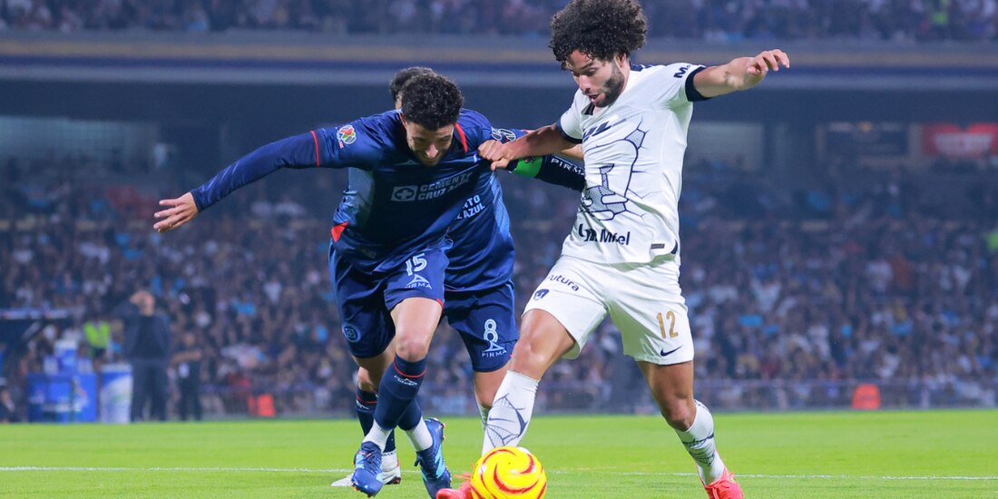 Pumas vs Cruz Azul empatan a ceros en la Jornada 13 de la Liga MX