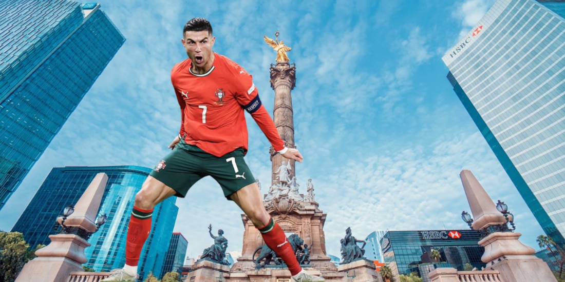 Cristiano Ronaldo visitará México por primera vez.