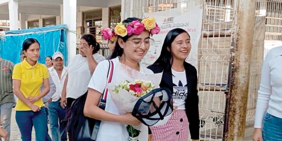 Lucero López Maza, excandidata a la alcaldía por La Concordia del Partido Popular Chiapaneco.