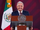El Presidente de México, Andrés Manuel López Obrador, durante su conferencia de este lunes 25 de enero de 2023