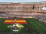 LA CANCHA del Estadio MetLife de
Nueva Jersey, ayer, tras la final