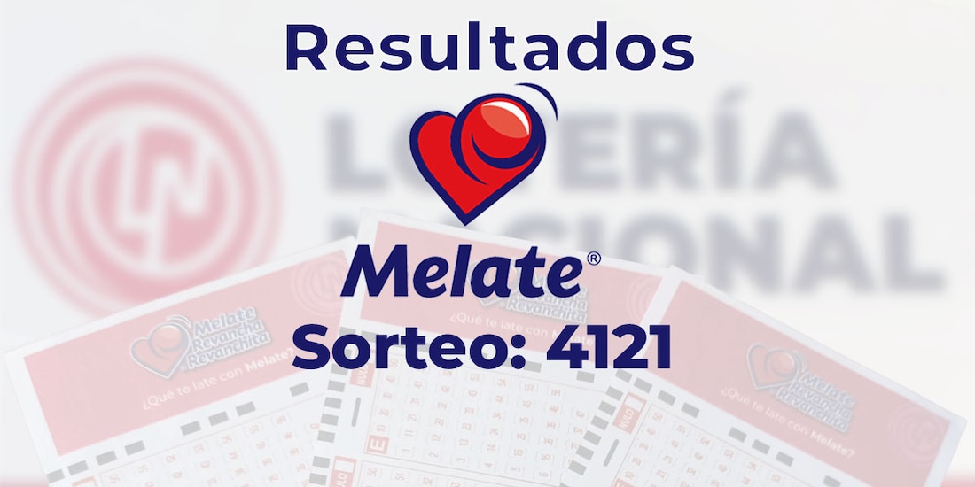 Resultados del sorteo 4121 del Melate, Revancha y Revanchita de este 12 de octubre del 2025.