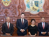 El gobernador de Puebla, Alejandro Armenta Mier.