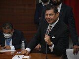 Senador Alejandro Armenta Mier, elegido como nuevo presidente de la Mesa Directiva del Senado.