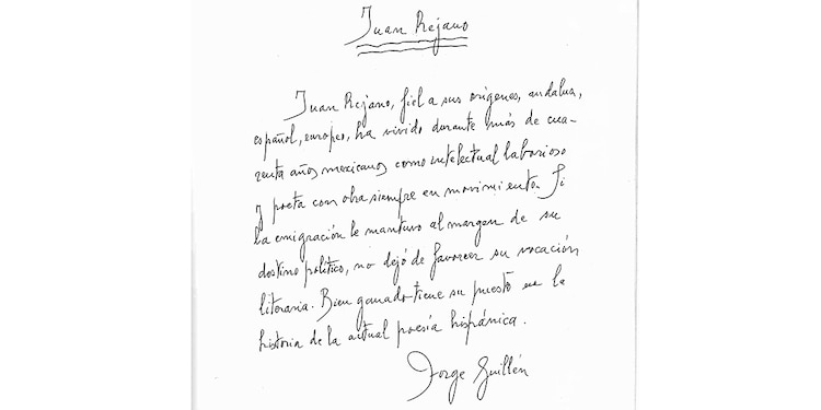“¿Qué cuchillos sin sueño avanzarán buscándote?”. Juan Rejano, a 50 años de su muerte