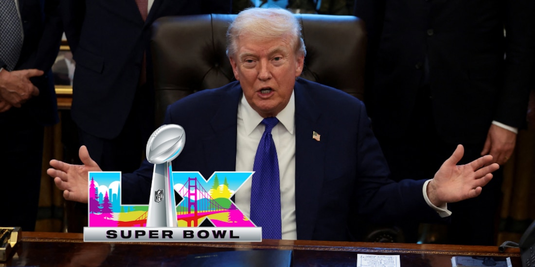Donald Trump eligió a su favorito en el Super Bowl LX.