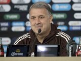 Gerardo "Tata" Martino durante una conferencia de prensa con la Selección Mexicana.