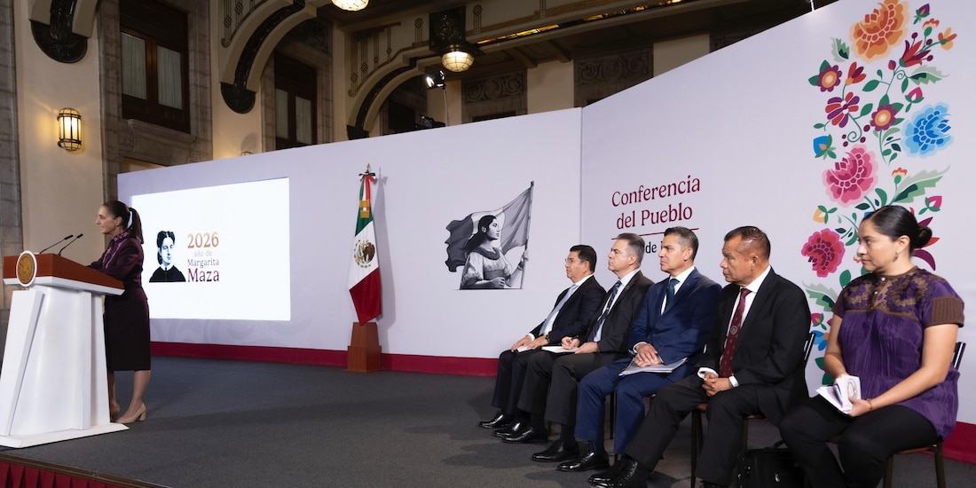 Claudia Sheinbaum y directivos de las empresas que son dependientes del Estado..