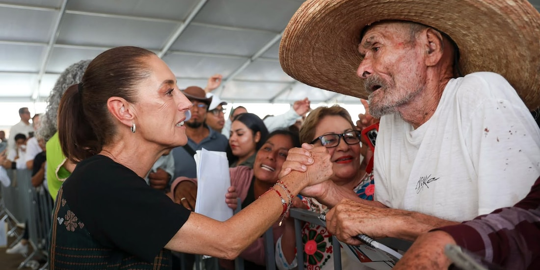 La Presidenta Claudia Sheinbaum Pardo durante su visita a Culiacán, Sinaloa, el 20 de septiembre de 2026.