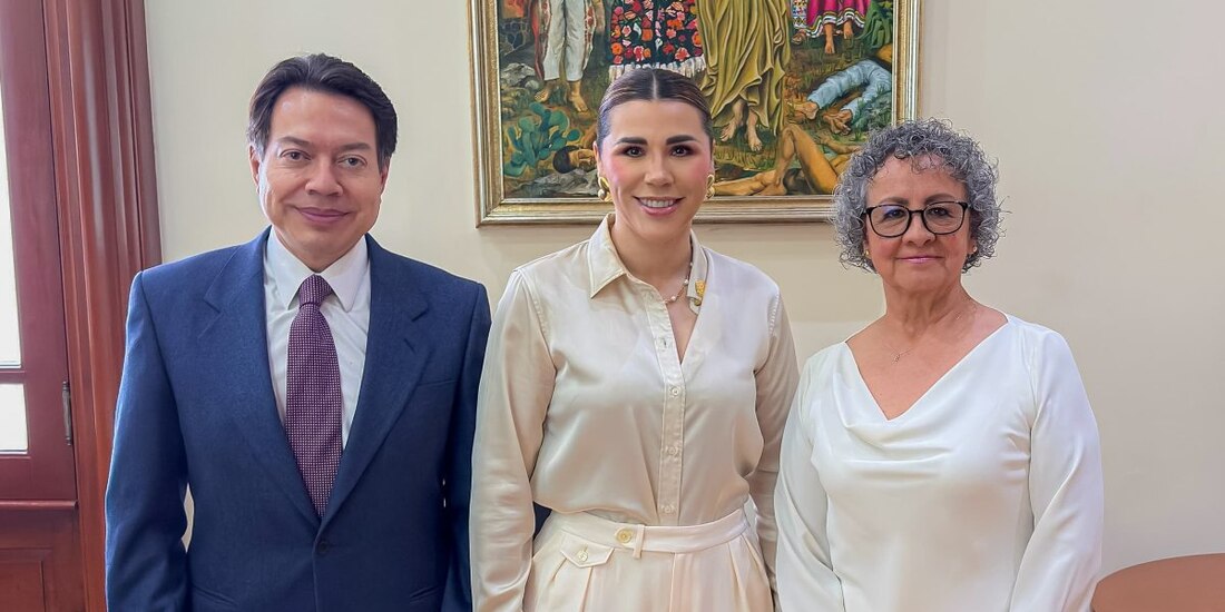 Marina del Pilar se reúne con Mario Delgado para gestionar mejoras en escuelas de Baja California.