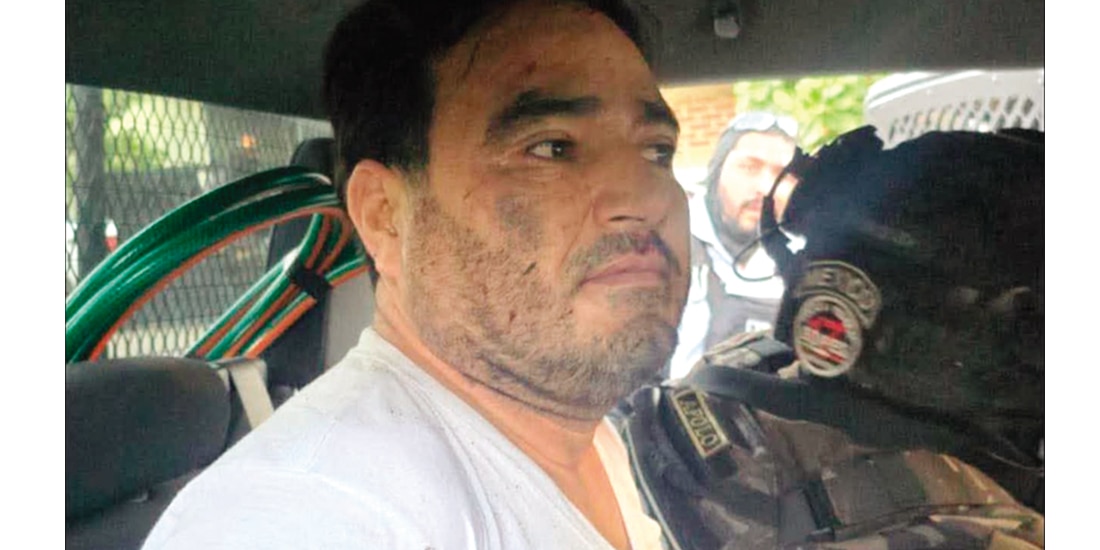 César Alejandro “N”, alias El Bótox, tras ser detenido el pasado 22 de enero en Michoacán.