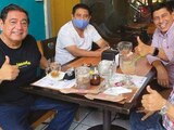 Félix Salgado se reunió con Salomón Jara y Marcial Rodríguez en Acapulco, ayer.