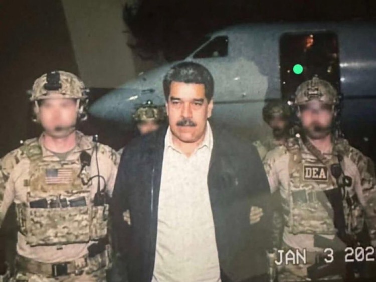 La supuesta Foto de Nicolás Maduro capturado
