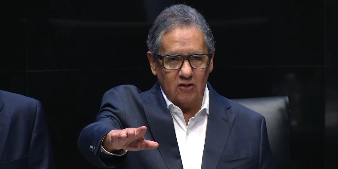 Higinio Martínez rinde protesta como presidente del Senado, el 31 de agosto de 2026.