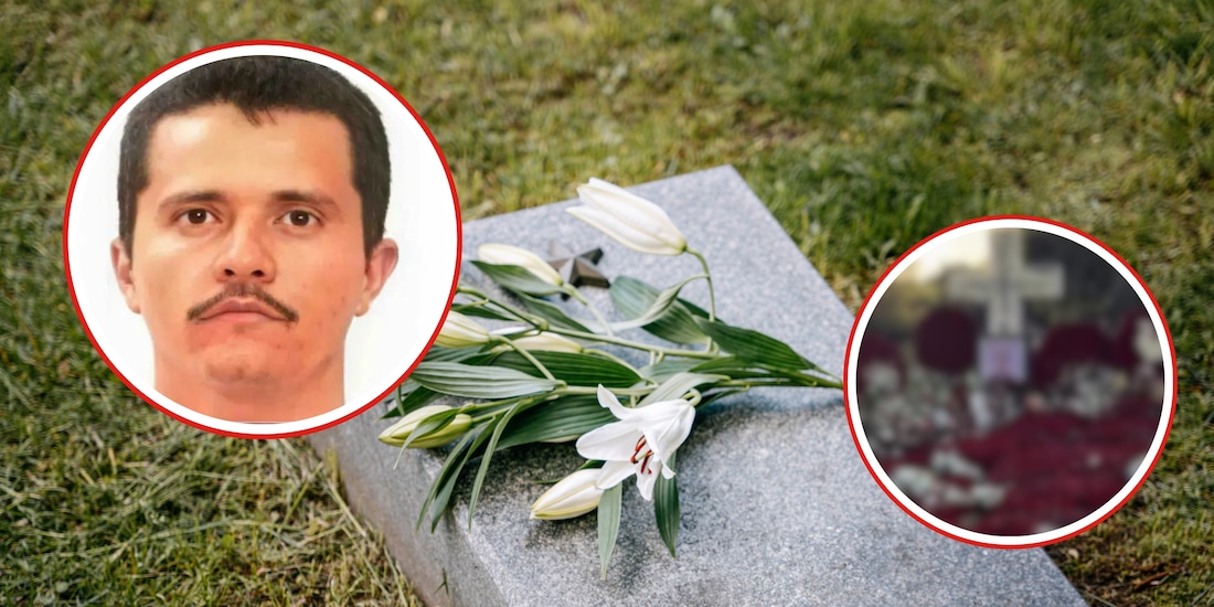 Así luce la tumba de "El Mencho"