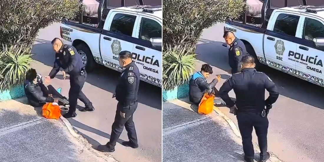 Policía agrede a jardinero en Coyoacán; SSC-CDMX lo suspende del cargo.